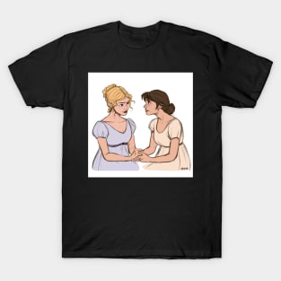 Pride and Prejudice - Jane and Elizabeth Bennet T-Shirt